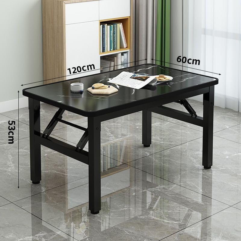 TOXIYA multi-functional folding table, suitable for rental properties and outdoor locations (120X60X53CM).