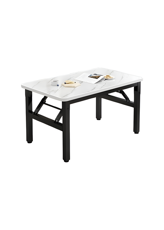 TOXIYA multi-functional folding table, suitable for rental properties and outdoor locations (120X60X53CM).