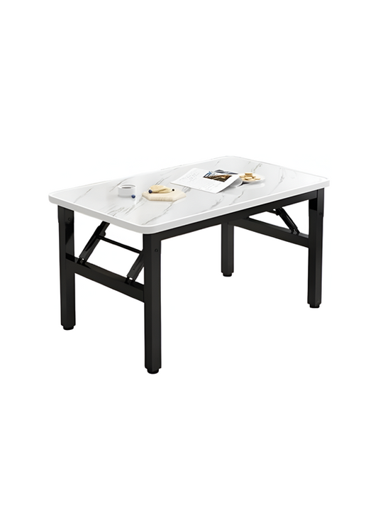 TOXIYA multi-functional folding table, suitable for rental properties and outdoor locations (120X60X53CM).
