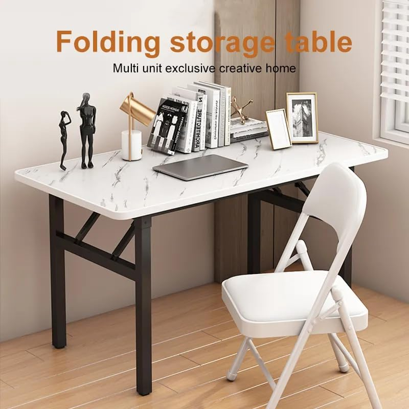 TOXIYA multi-functional folding table, suitable for rental properties and outdoor locations (120X60X53CM).