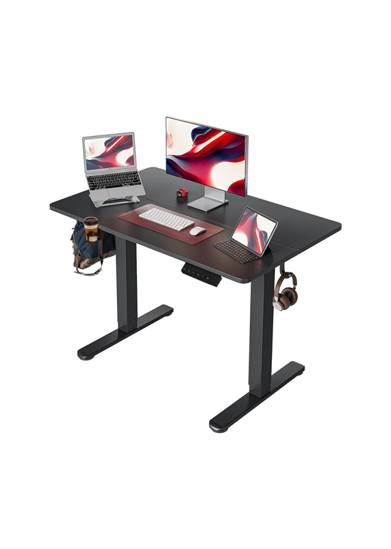 TOXIYA Smart Electric Height-Adjustable Standing Desk with Desktop - Multiple Colors (120X60CM Desktop) (70X120CM Height)