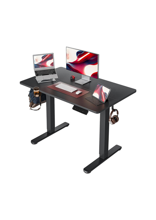 TOXIYA Smart Electric Height-Adjustable Standing Desk with Desktop - Multiple Colors (120X60CM Desktop) (70X120CM Height)