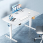 TOXIYA Smart Electric Height-Adjustable Standing Desk with Desktop - Multiple Colors (120X60CM Desktop) (70X120CM Height)