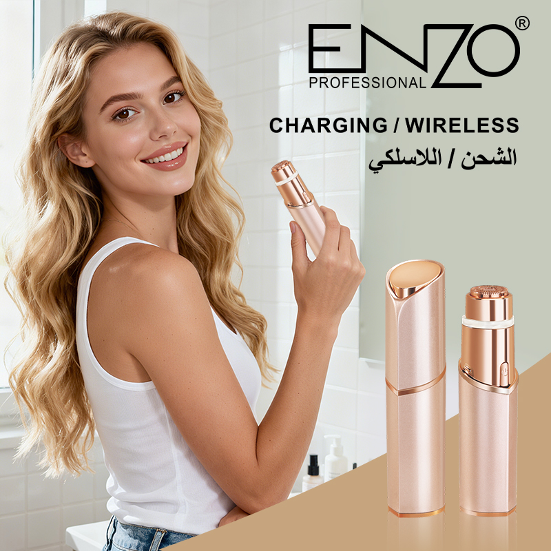 ENZOEN-1921. Electric hair removal pen, mini razor, portable facial hair removal device for women.