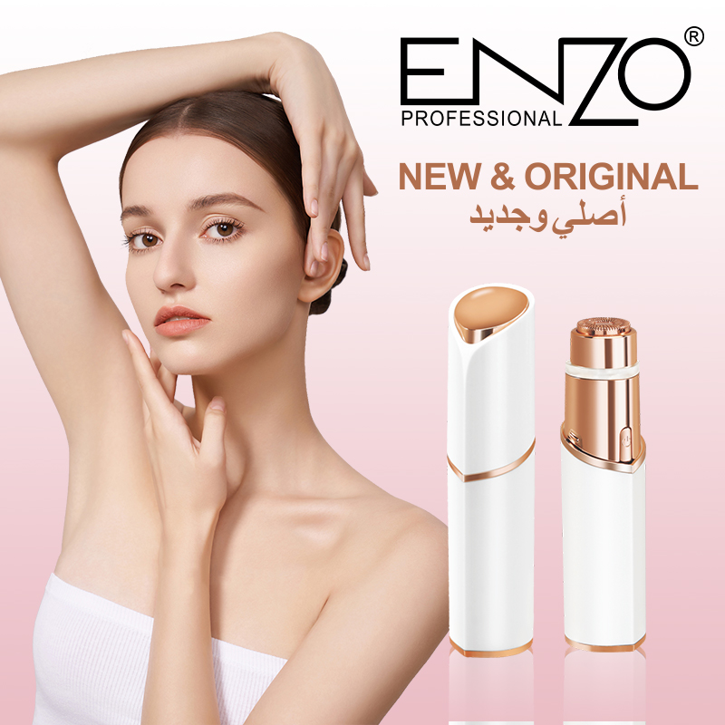 ENZOEN-1921. Electric hair removal pen, mini razor, portable facial hair removal device for women.