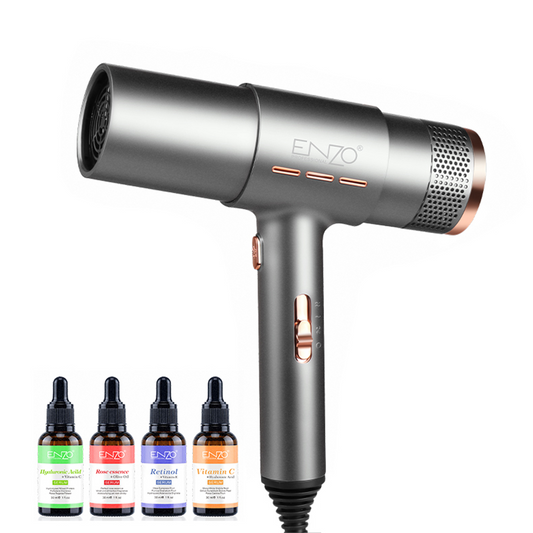 ENZO EN-8003 Professional Negative Ion Hair Dryer, Multi-color