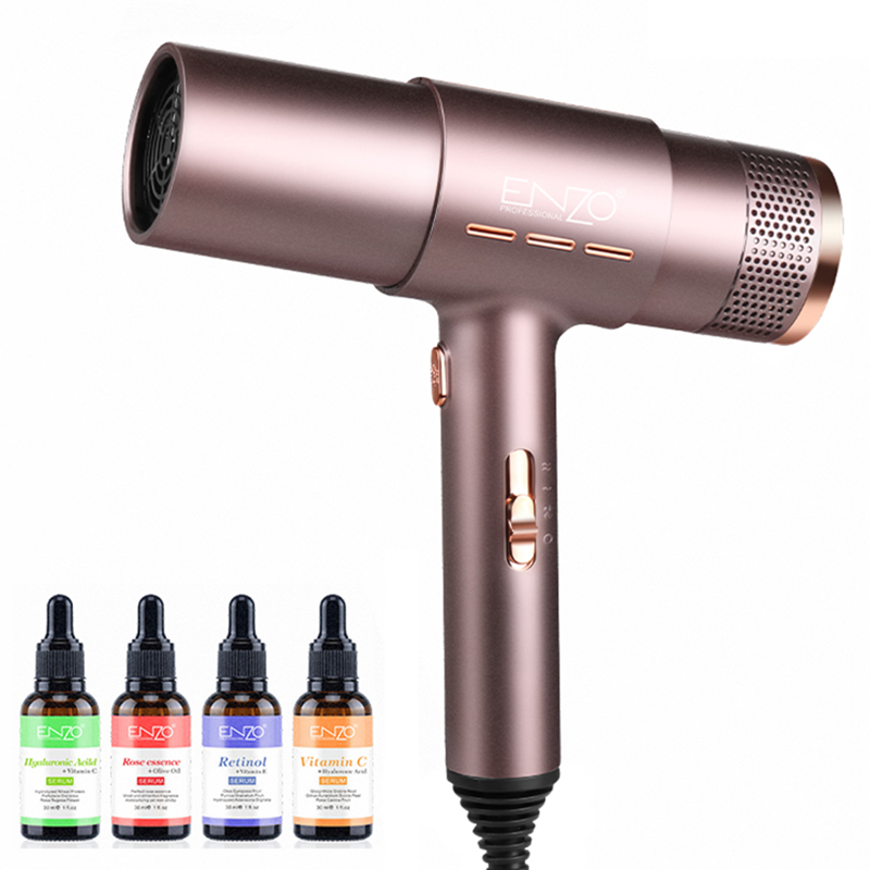 ENZO EN-8003 Professional Negative Ion Hair Dryer, Multi-color