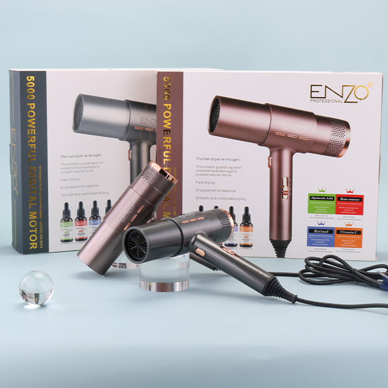 ENZO EN-8003 Professional Negative Ion Hair Dryer, Multi-color
