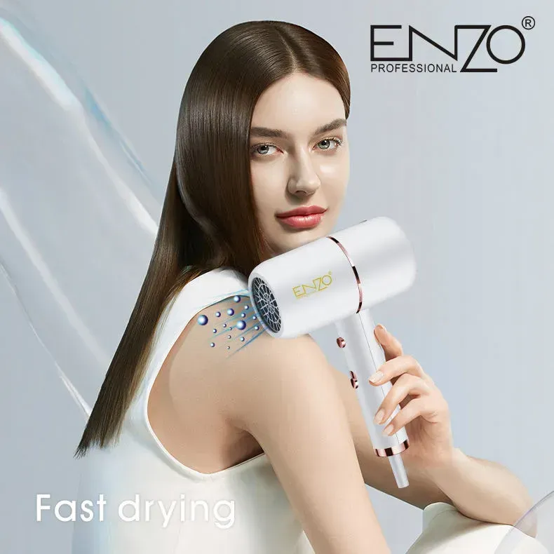 ENZO EN-6080, Professional Hair Dryer with Quick Drying Function