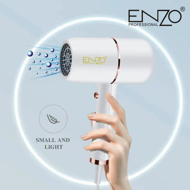 ENZO EN-6080, Professional Hair Dryer with Quick Drying Function