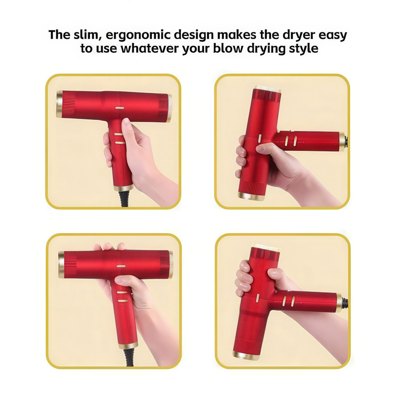 Enzo EN-1801, Vacuum Diffuser Hair Dryer, Multi-color