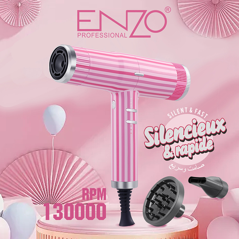 Enzo EN-1801, Vacuum Diffuser Hair Dryer, Multi-color