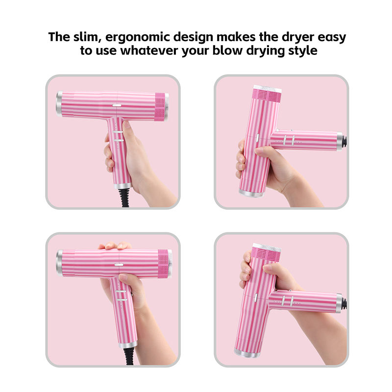 Enzo EN-1801, Vacuum Diffuser Hair Dryer, Multi-color