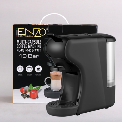 ENZOITA-40010 Fully Automatic Italian Capsule Coffee Machine, Multi-color