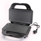 ENZO ITA-50035 2-in-1 Breakfast Sandwich Panini Waffle Electric Grill, Non-stick Coated Bread Maker, Household Smokeless Stainless Steel Grill.