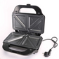ENZO ITA-50035 2-in-1 Breakfast Sandwich Panini Waffle Electric Grill, Non-stick Coated Bread Maker, Household Smokeless Stainless Steel Grill.