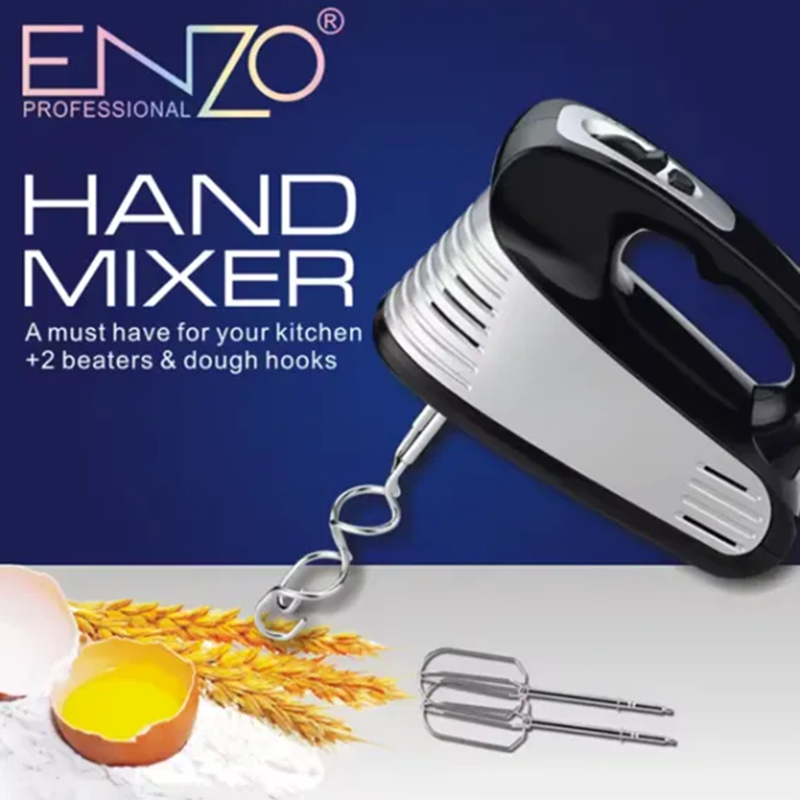 ENZO ITA-60052 Professional Multi-functional Stainless Steel Low-noise Electric Hand Blender for Kitchens.