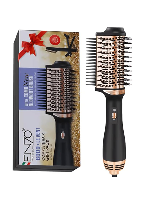 ENZO EN-4130 2-in-1 Hair Dryer/Styling Comb