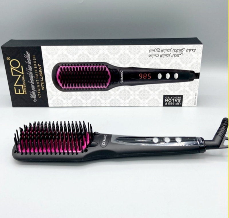 EnzoEN-4101 Fast Heating Straightening Comb, Multiple Colors