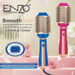 Enzo EN-6216 Professional 2-in-1 Hair Straightener and Hot Air Comb – Ionic Hair Dryer and Styling Comb
