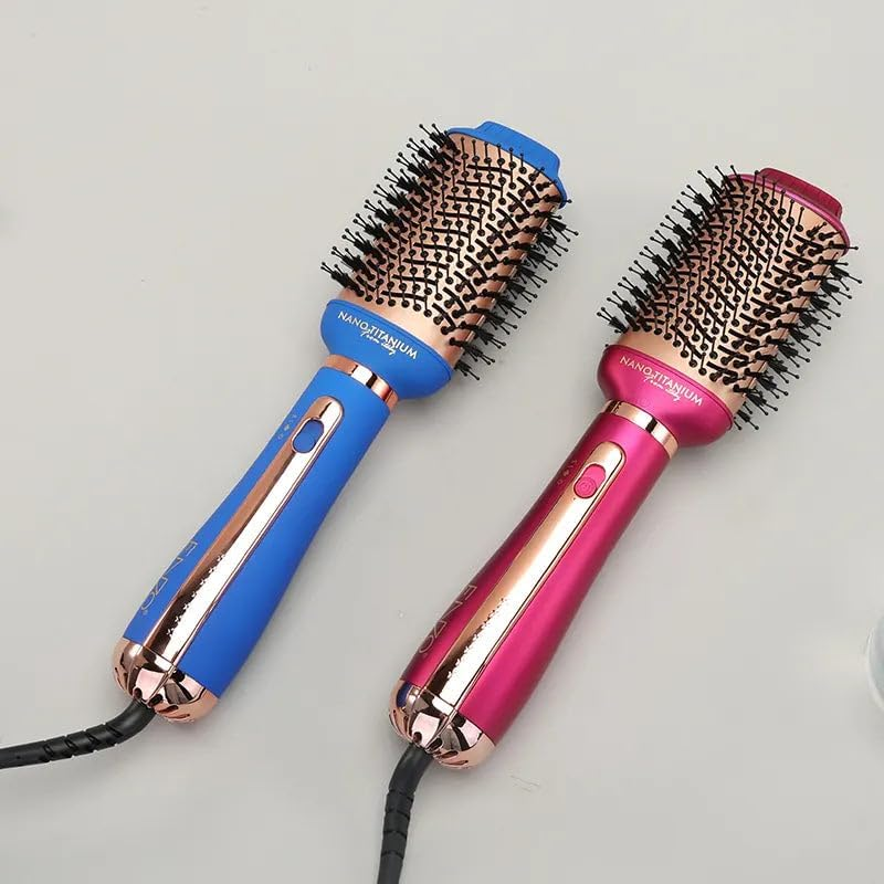 Enzo EN-6216 Professional 2-in-1 Hair Straightener and Hot Air Comb – Ionic Hair Dryer and Styling Comb