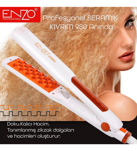 Enzo EN-3894 Ceramic Panel Curling Iron