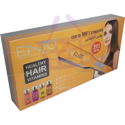 Enzo EN-3971 Professional Hair Straightener, Multi-color