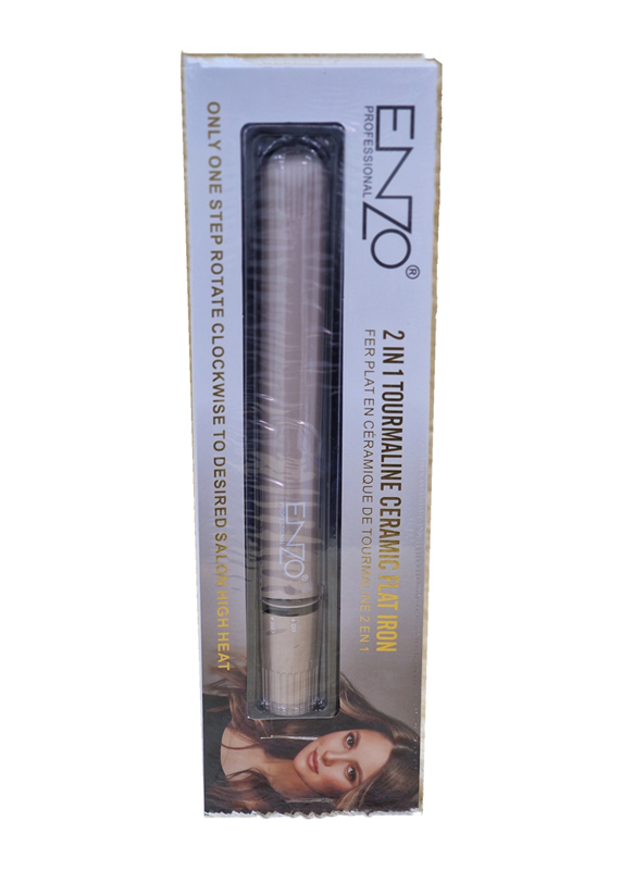 ENZO EN-068A 45W Hair Straightener and Curler, Heats Up Quickly