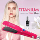 Enzo EN-3215 Titanium Tourmaline Hair Straightener & Caviar Color Protecting Essence