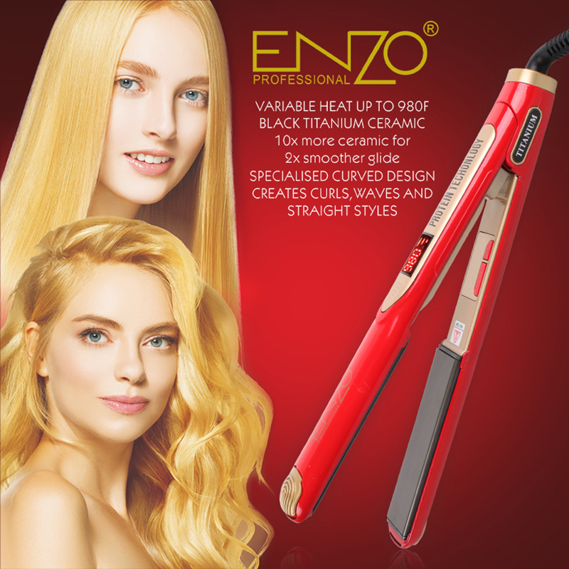 ENZOEN-5188 creates wavy, curly, and smooth straight hairstyles.