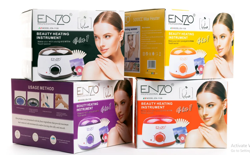 Enzo EN-1108 4-in-1 Hair Removal Wax Heater