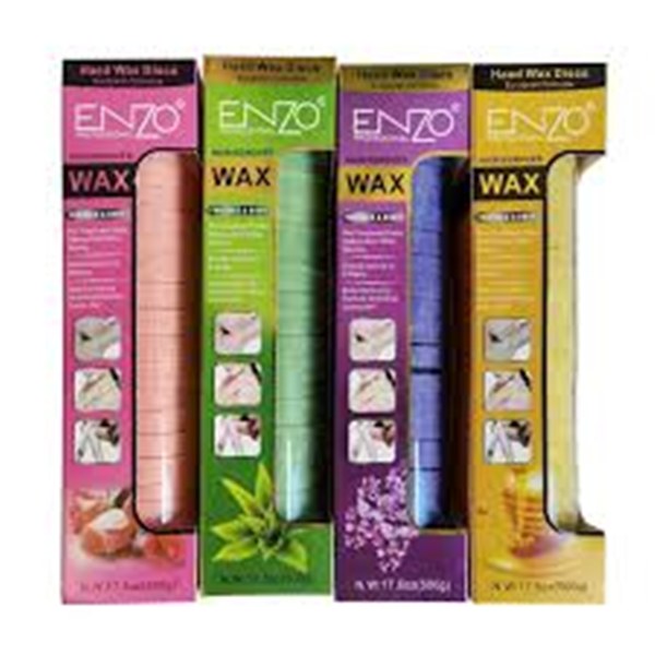 ENZO 500g, professional hair removal wax tablets, suitable for face and body.