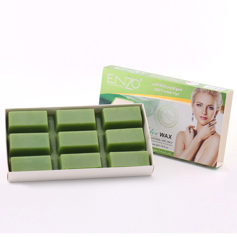 ENZO 560g Painless Hair Removal Wax Blocks, Mini Nine-Compartment Solid Hair Removal Wax Blocks.
