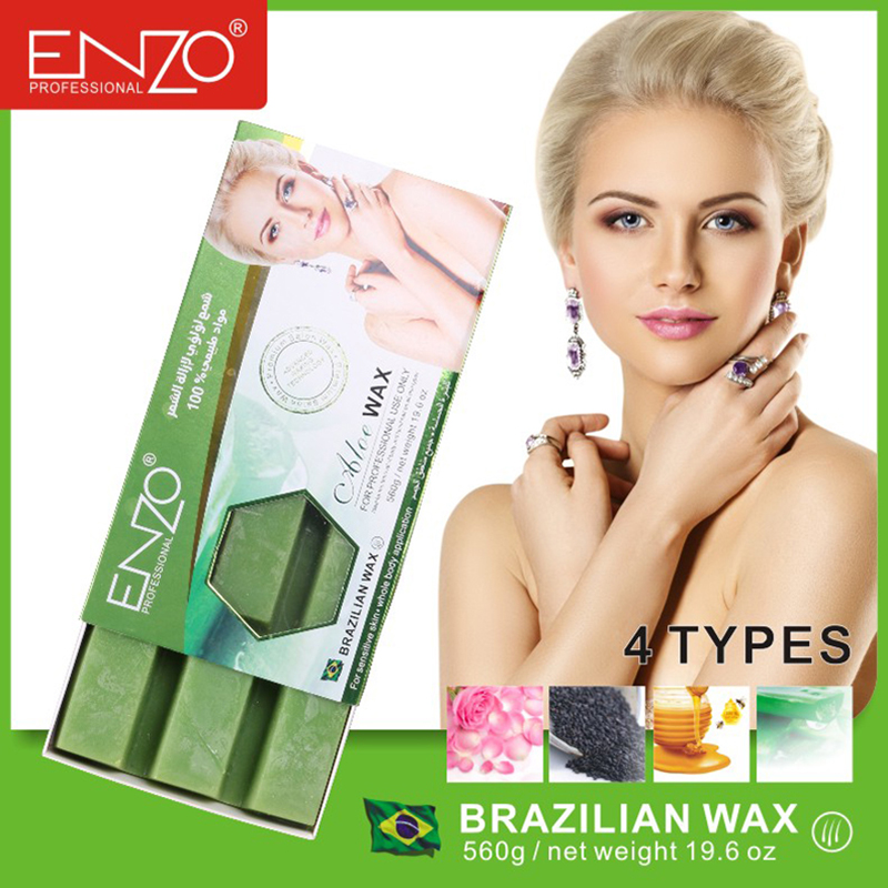 ENZO 560g Painless Hair Removal Wax Blocks, Mini Nine-Compartment Solid Hair Removal Wax Blocks.