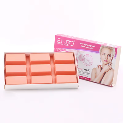 ENZO 560g Painless Hair Removal Wax Blocks, Mini Nine-Compartment Solid Hair Removal Wax Blocks.