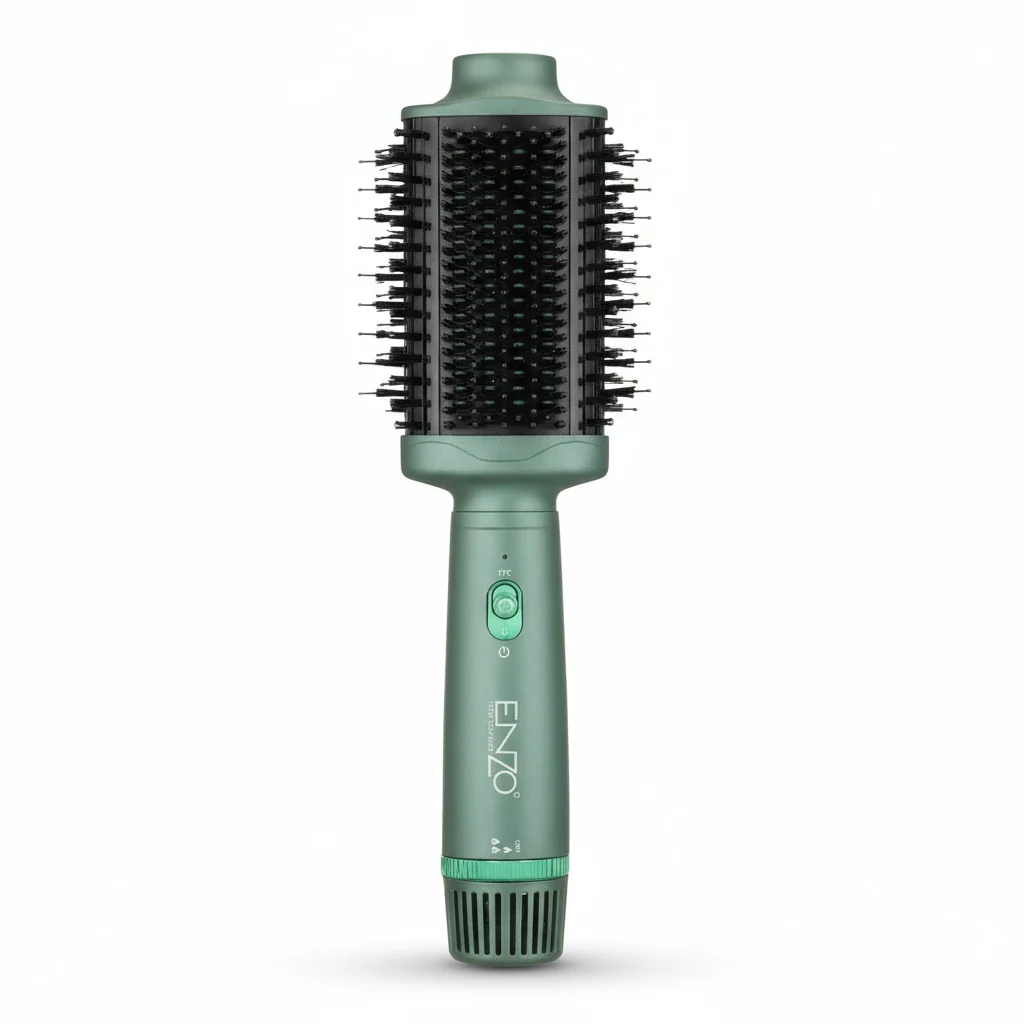 ENZO EN-4110 Hair Comb, 2-in-1 Professional Negative Ion Hair Comb.