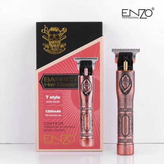 ENZO EN-5043 Professional Rechargeable Metal USB Electric Hair Clipper for Men