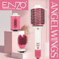 ENZO EN-4117 Professional 3-in-1 Electric Hair Dryer Comb, Heart-Shaped Hot Air Styling Comb Set