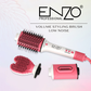ENZO EN-4117 Professional 3-in-1 Electric Hair Dryer Comb, Heart-Shaped Hot Air Styling Comb Set
