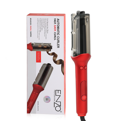 ENZOEN-9110, Magic Curling Iron, Nano Ceramic Rod, with Digital Display