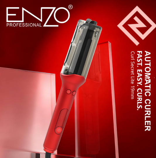 ENZOEN-9110, Magic Curling Iron, Nano Ceramic Rod, with Digital Display