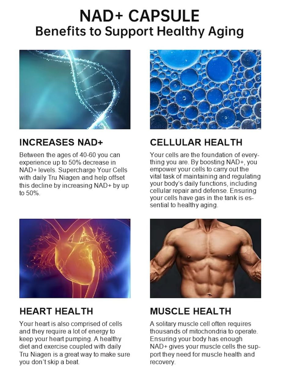 LIFEWORTH NAD+ 1000 mg - NAD+ & Resveratrol Formula, NMN Alternative for Anti-Aging, Cellular Energy & Repair | Supports Metabolism, Brain Function & Antioxidant Defense for Men & Women
