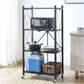 4 Layers Metal Folding Shelves