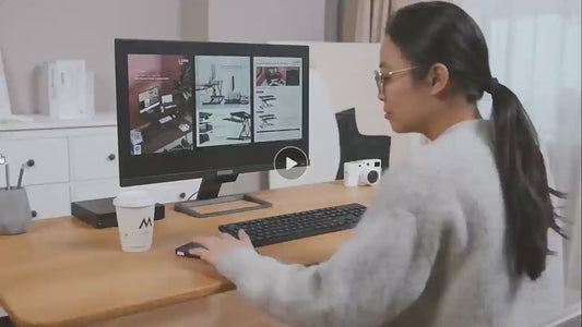 TOXIYA Height Adjustable Standing Desk Converter Stand Up Desk Riser Sit to Stand Workstation