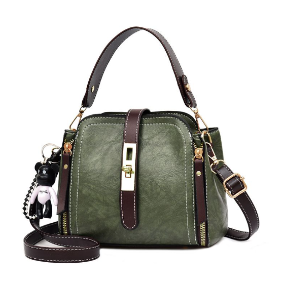 Ladies Fashion Classic Messenger PU Leather Shoulder Handbag - Various colors available