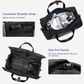 Ozuko 4-in-1 Carry-on Travel Bag Large Gym Backpack with Shoes Compartment