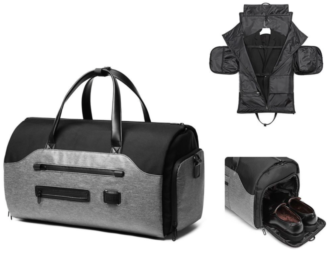 Ozuko 4-in-1 Carry-on Travel Bag Large Gym Backpack with Shoes Compartment