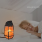 Liviza Himalayan Natural Crystal Salt Lamp With Square Lanterns Holder